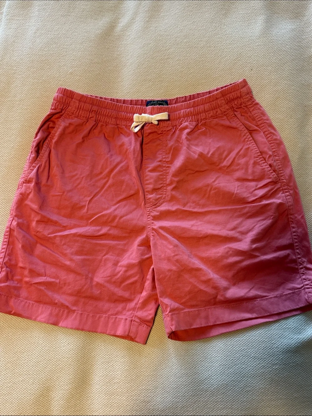J. Crew Coral Men's Drawstring Chino Shorts